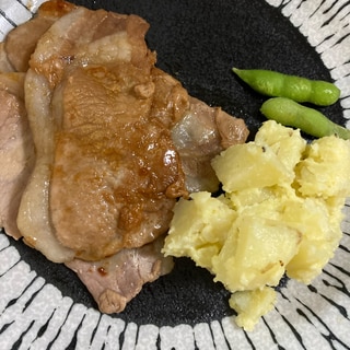 豚肉のすき焼きのタレ漬け